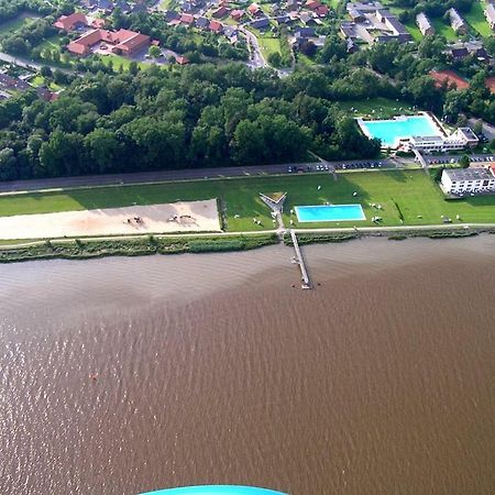 Idyllisches Reethaus Toenning Lägenhet Exteriör bild