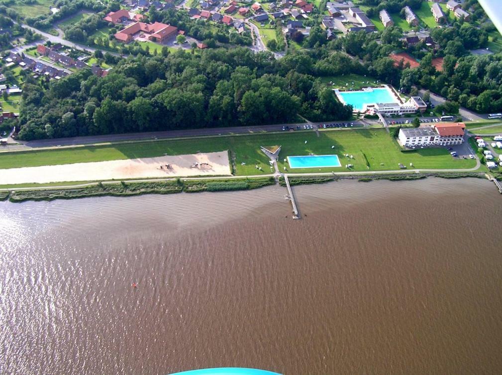 Idyllisches Reethaus Toenning Lägenhet Exteriör bild
